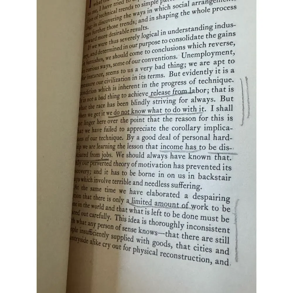 1933 The Industrial Discipline and the Governmental Arts Rexford Tugwell HC READ